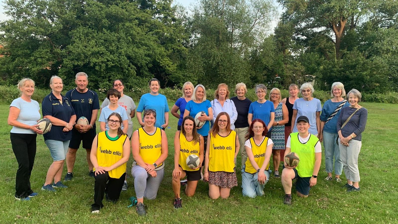 Kenilworth Ladies Circle members outdoors
